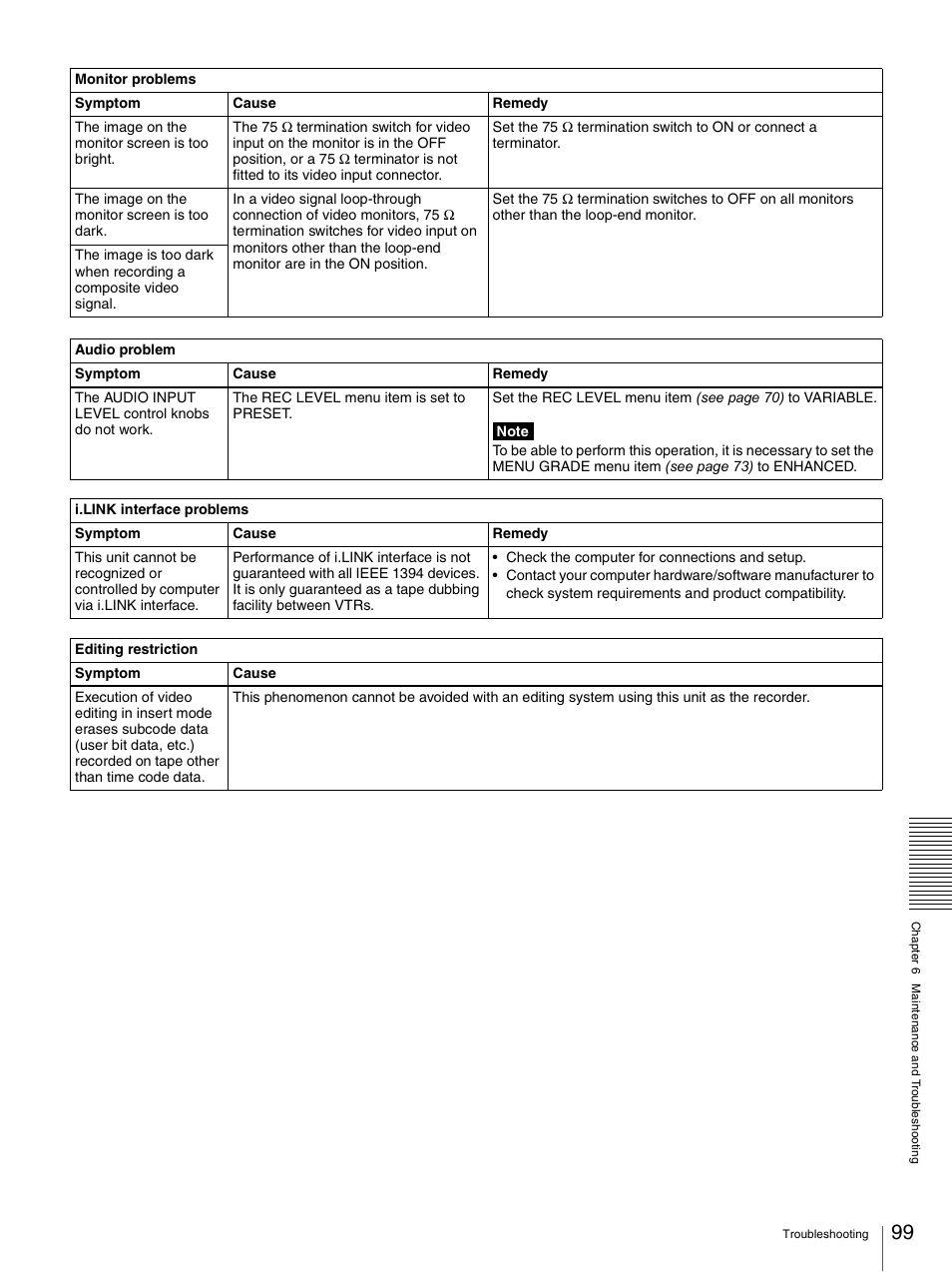 Sony DSR-1800AP User Manual | Page 99 / 112