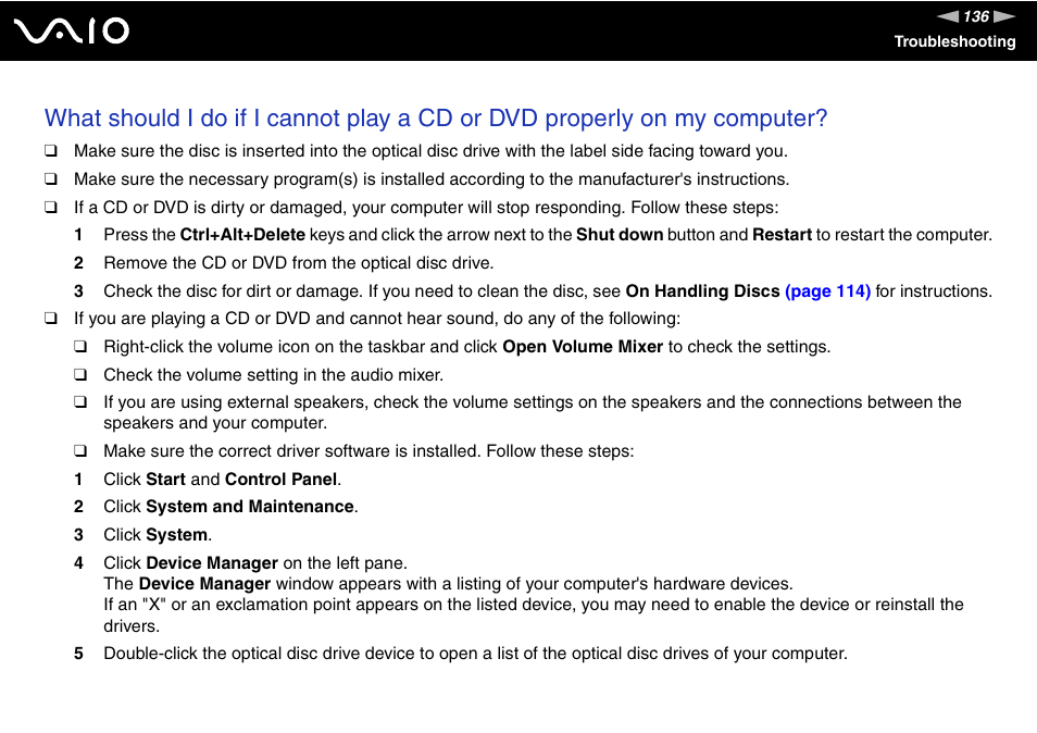 Sony VGC-LS20 User Manual | Page 136 / 168