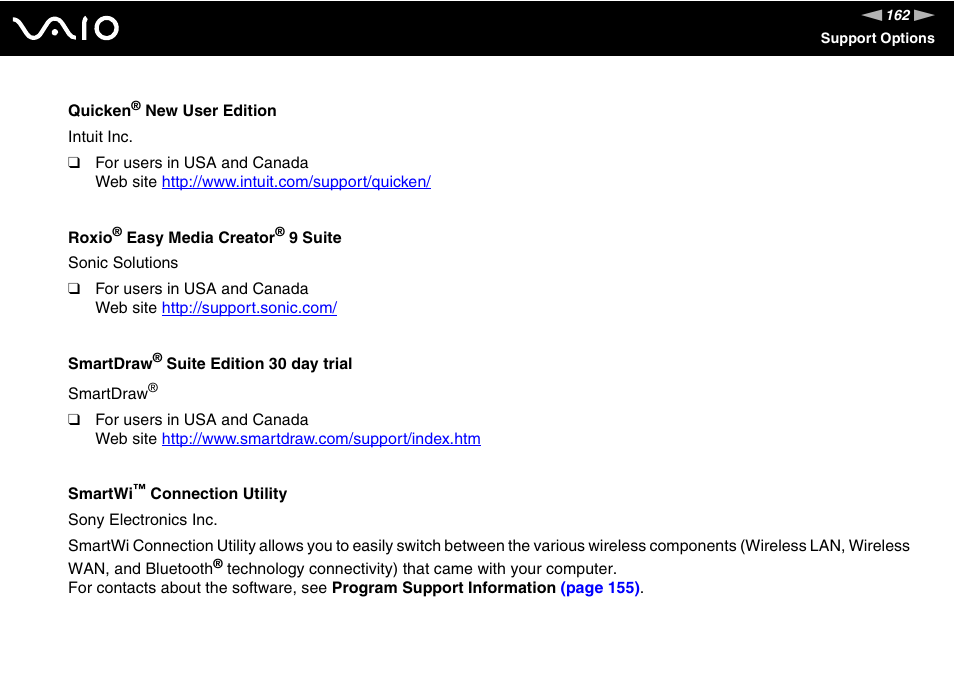 Sony VGC-LS20 User Manual | Page 162 / 168