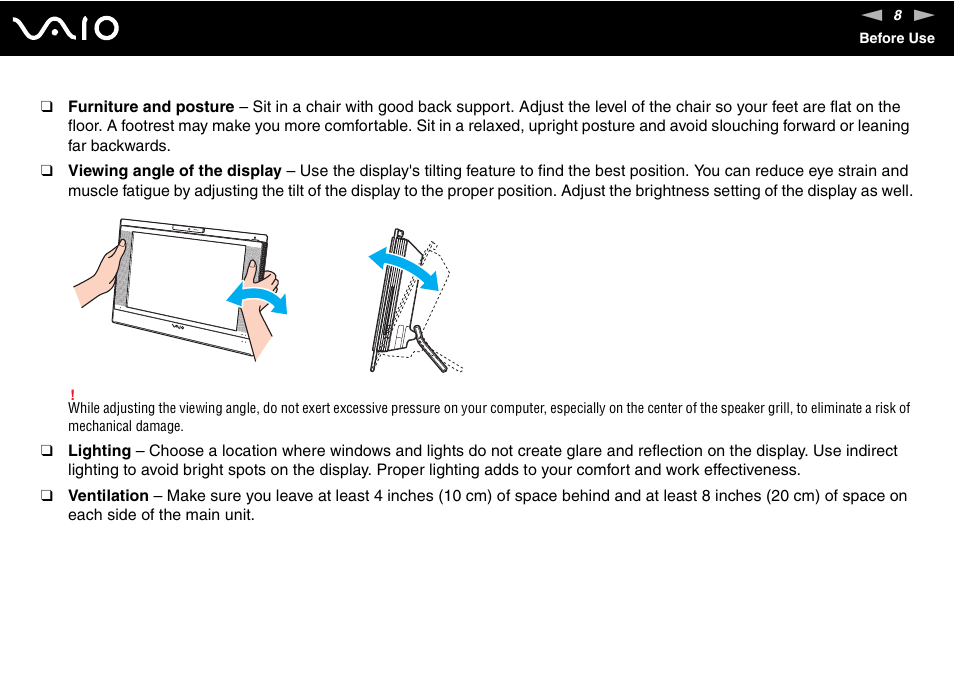 Sony VGC-LS20 User Manual | Page 8 / 168