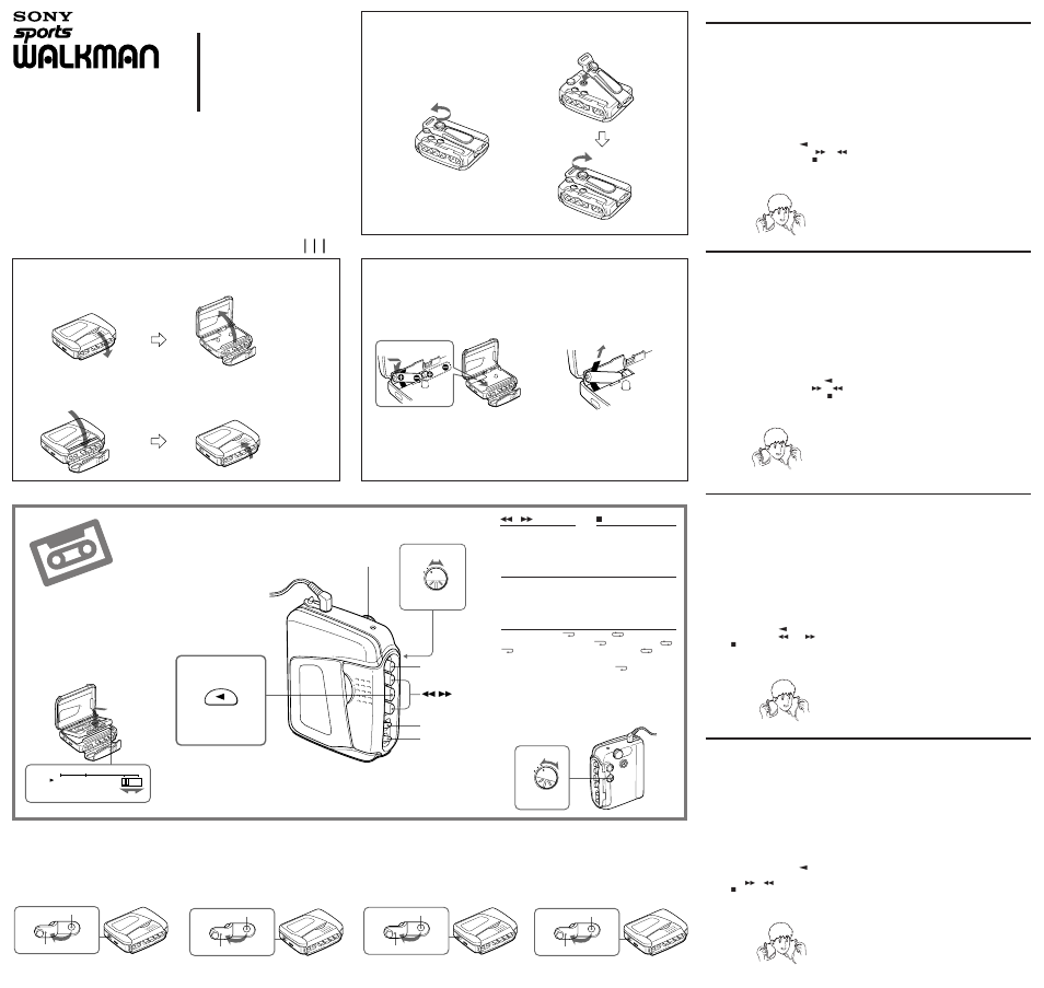 Sony WM-ES392 User Manual | 2 pages