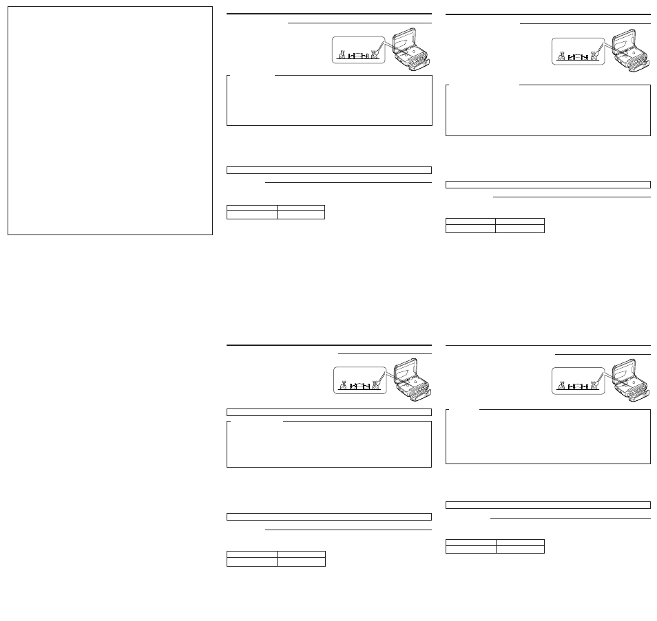 Français, English, Español | Deutsch | Sony WM-ES392 User Manual | Page 2 / 2