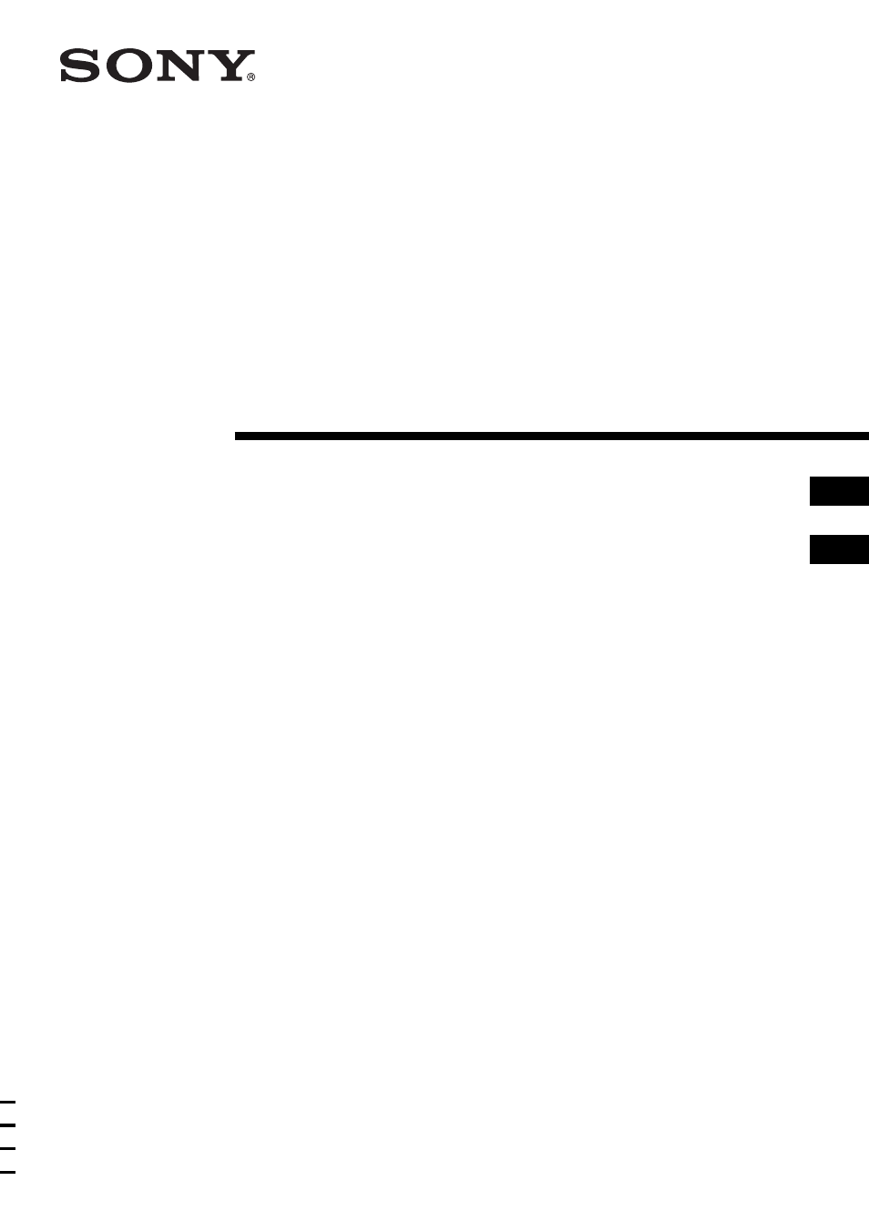 Sony CFD-E55L User Manual | 72 pages