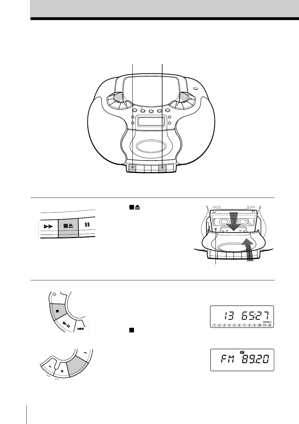 Grabación en una cinta, 10 grabación en una cinta | Sony CFD-E55L User Manual | Page 44 / 72