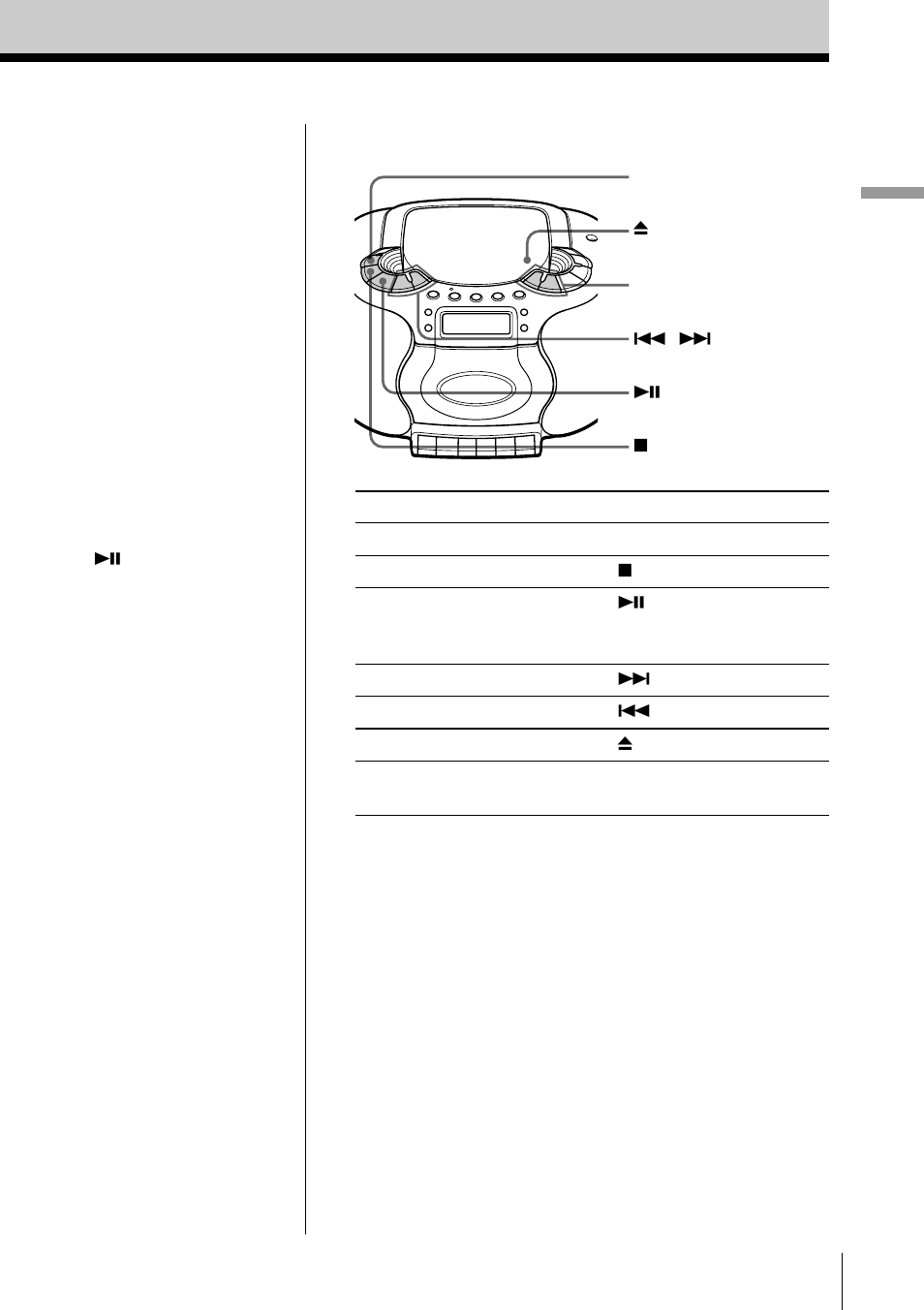 Basic operations 5 | Sony CFD-E55L User Manual | Page 5 / 72