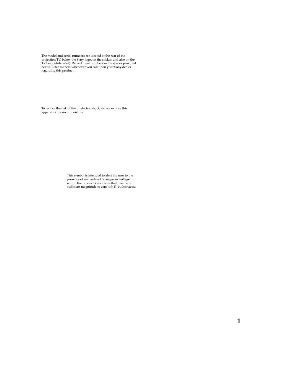 Sony KDP-51WS550 User Manual | Page 2 / 122