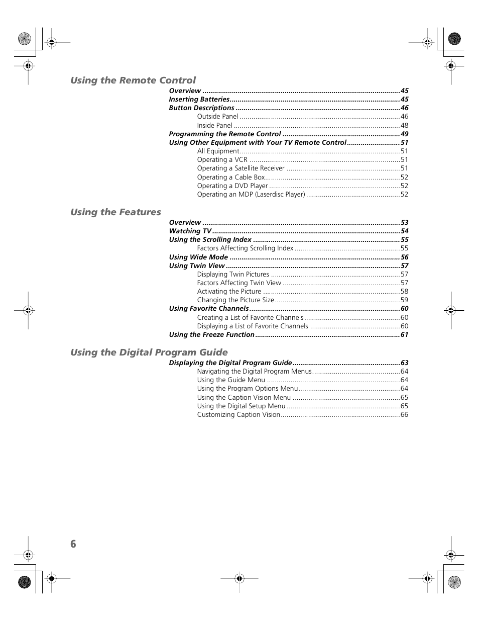 Sony KDP-51WS550 User Manual | Page 7 / 122