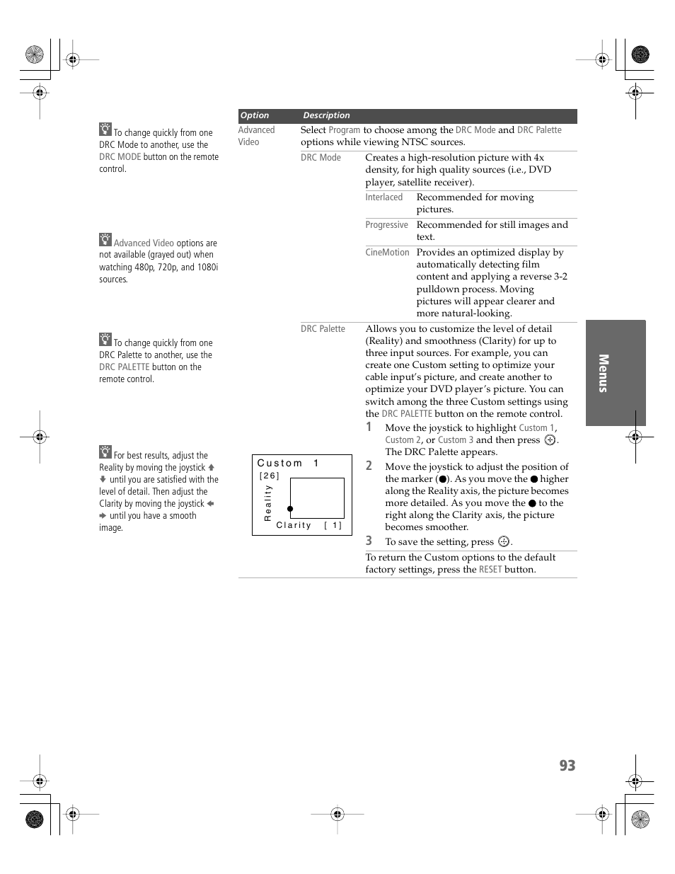 Sony KDP-51WS550 User Manual | Page 94 / 122