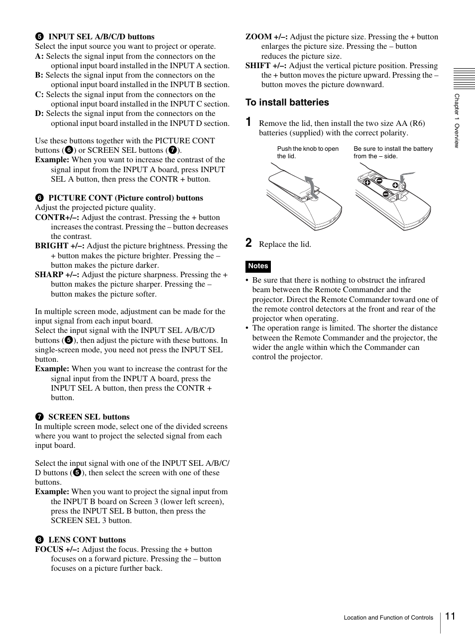 Sony SRX- R110 User Manual | Page 11 / 38