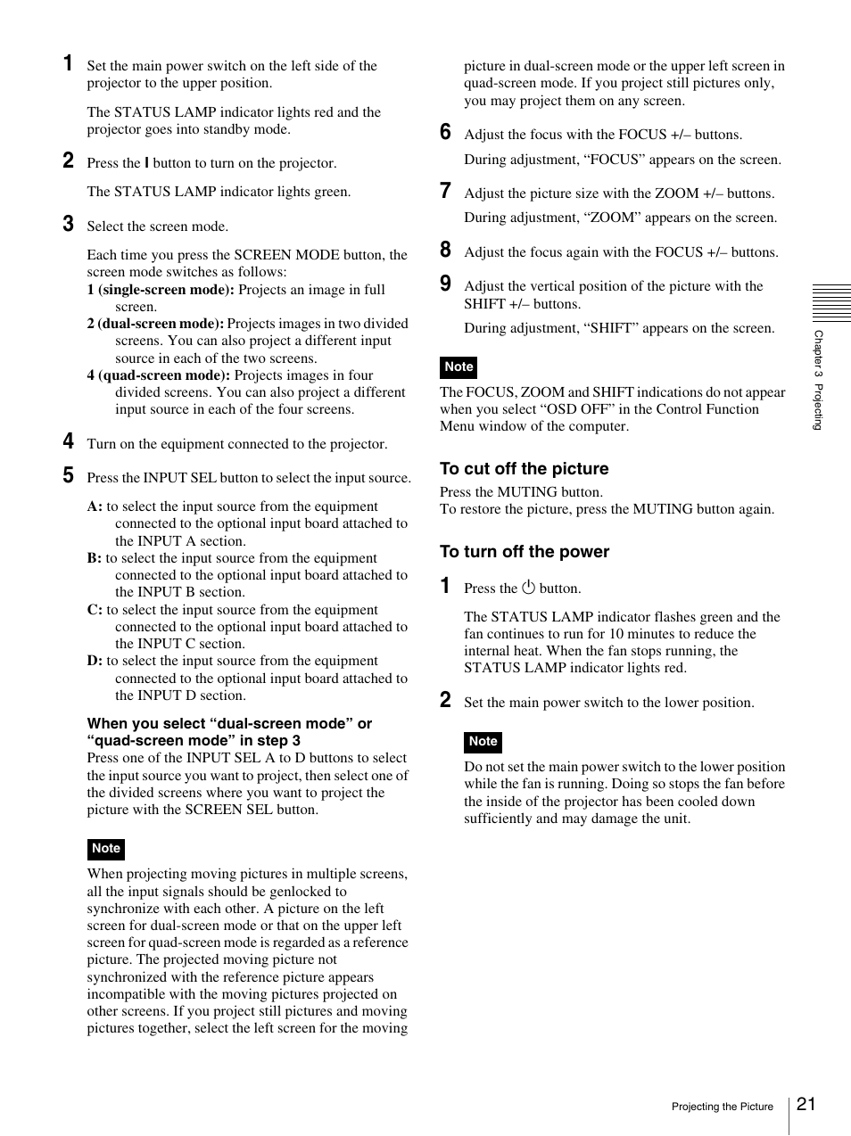 Sony SRX- R110 User Manual | Page 21 / 38