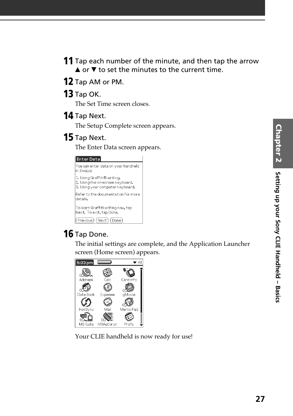 Sony PEG-N610C User Manual | Page 27 / 60