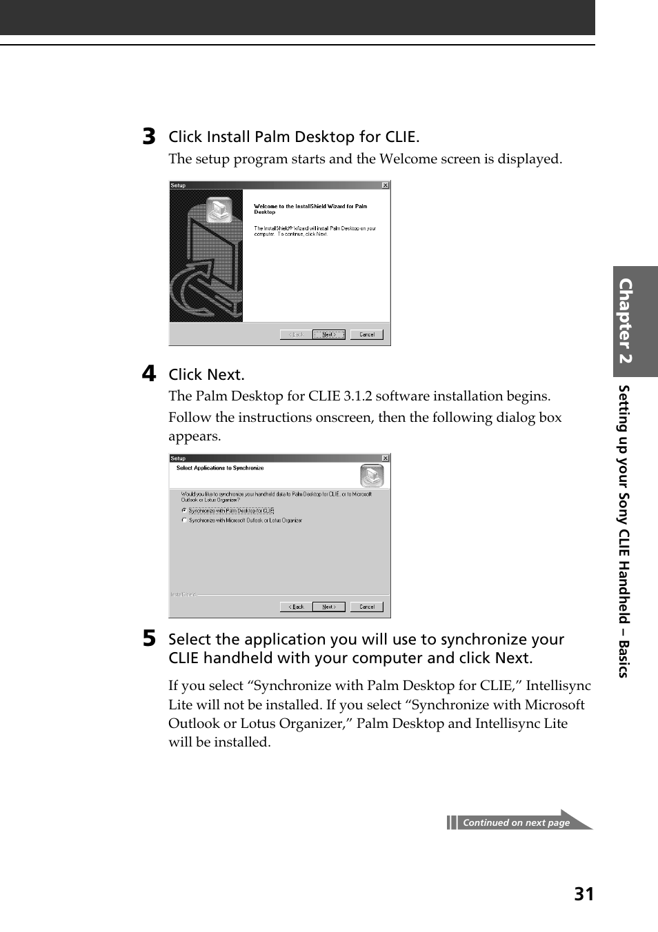 Sony PEG-N610C User Manual | Page 31 / 60