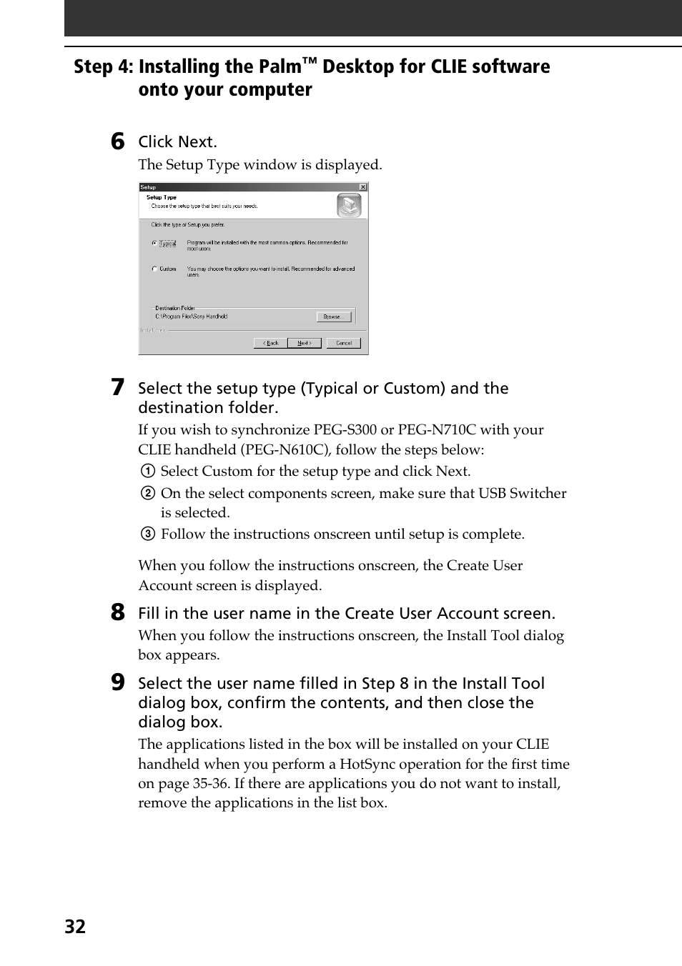 Sony PEG-N610C User Manual | Page 32 / 60