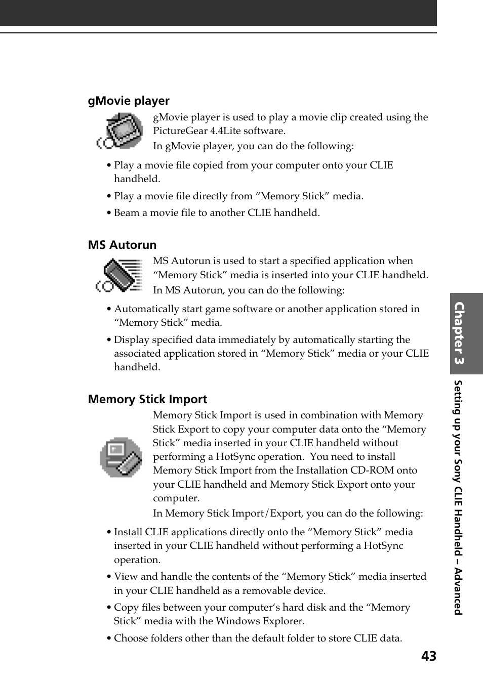 Sony PEG-N610C User Manual | Page 43 / 60