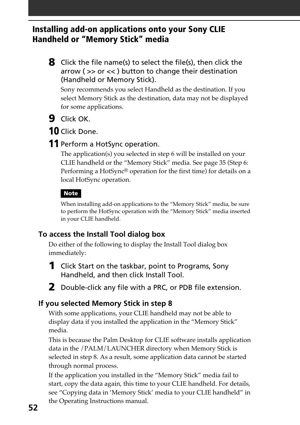 Sony PEG-N610C User Manual | Page 52 / 60