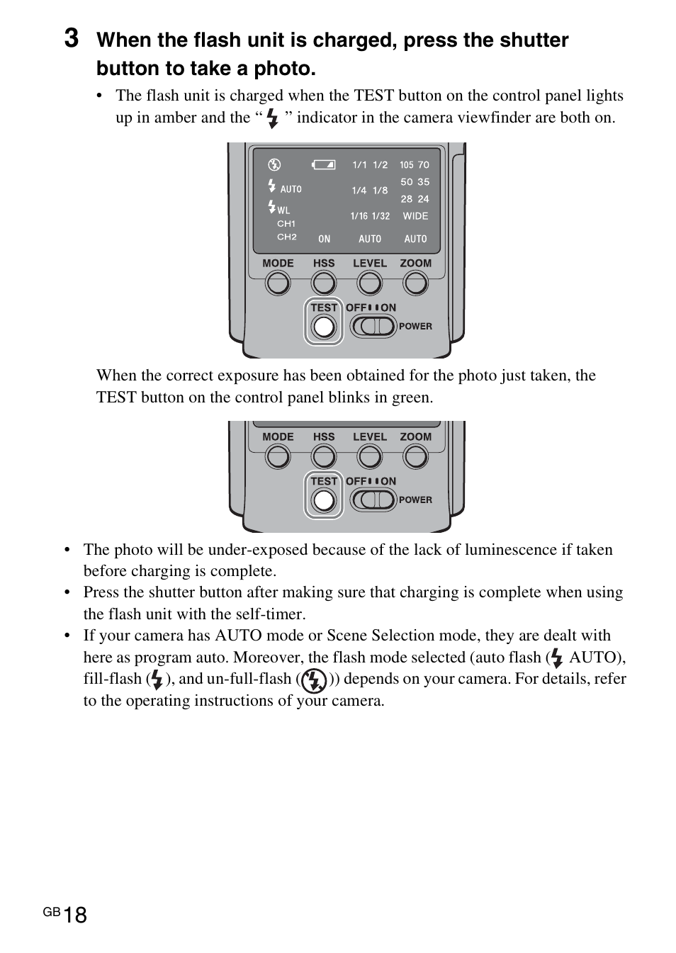 Sony HVL-F42AM User Manual | Page 18 / 263