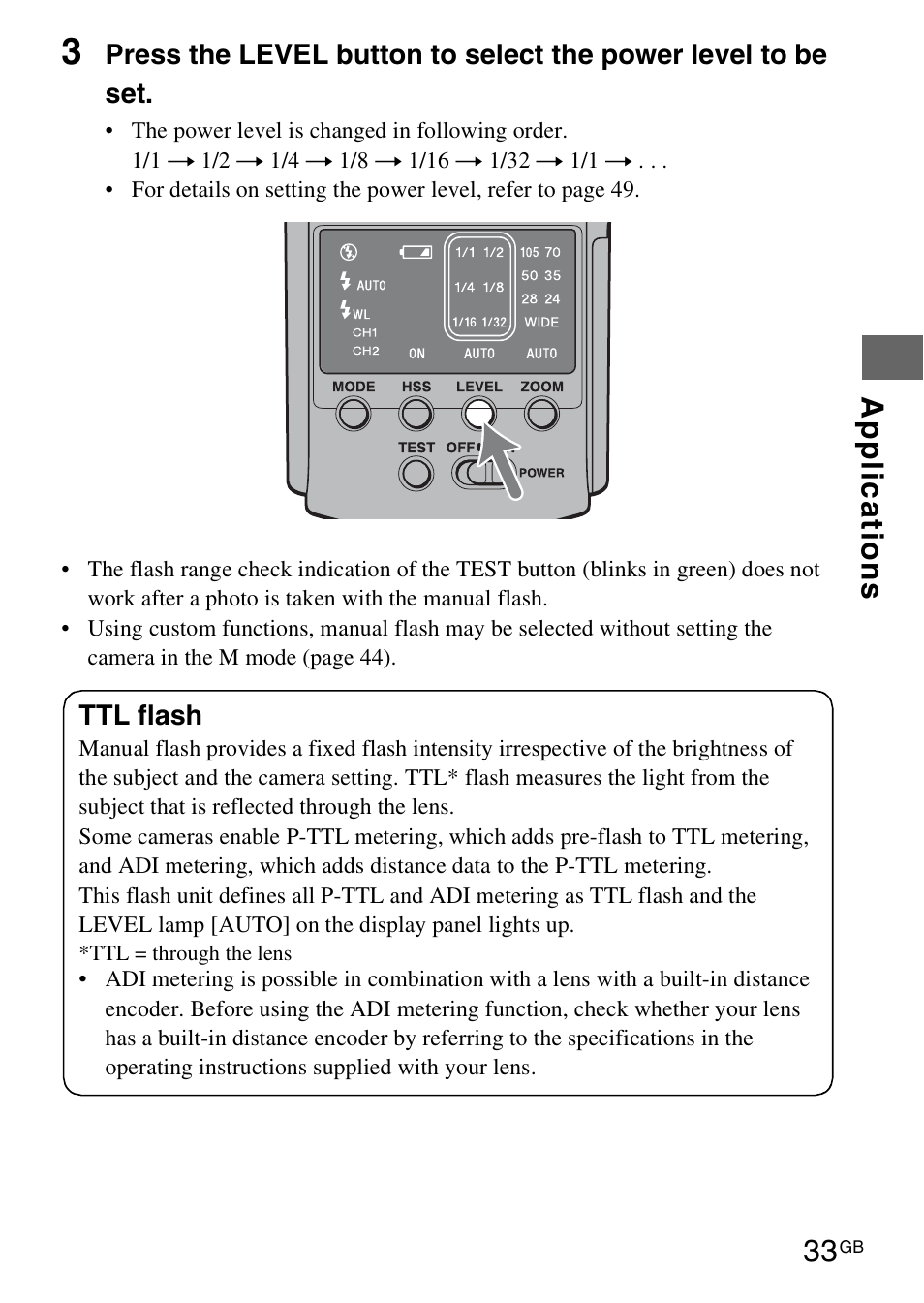 Sony HVL-F42AM User Manual | Page 33 / 263