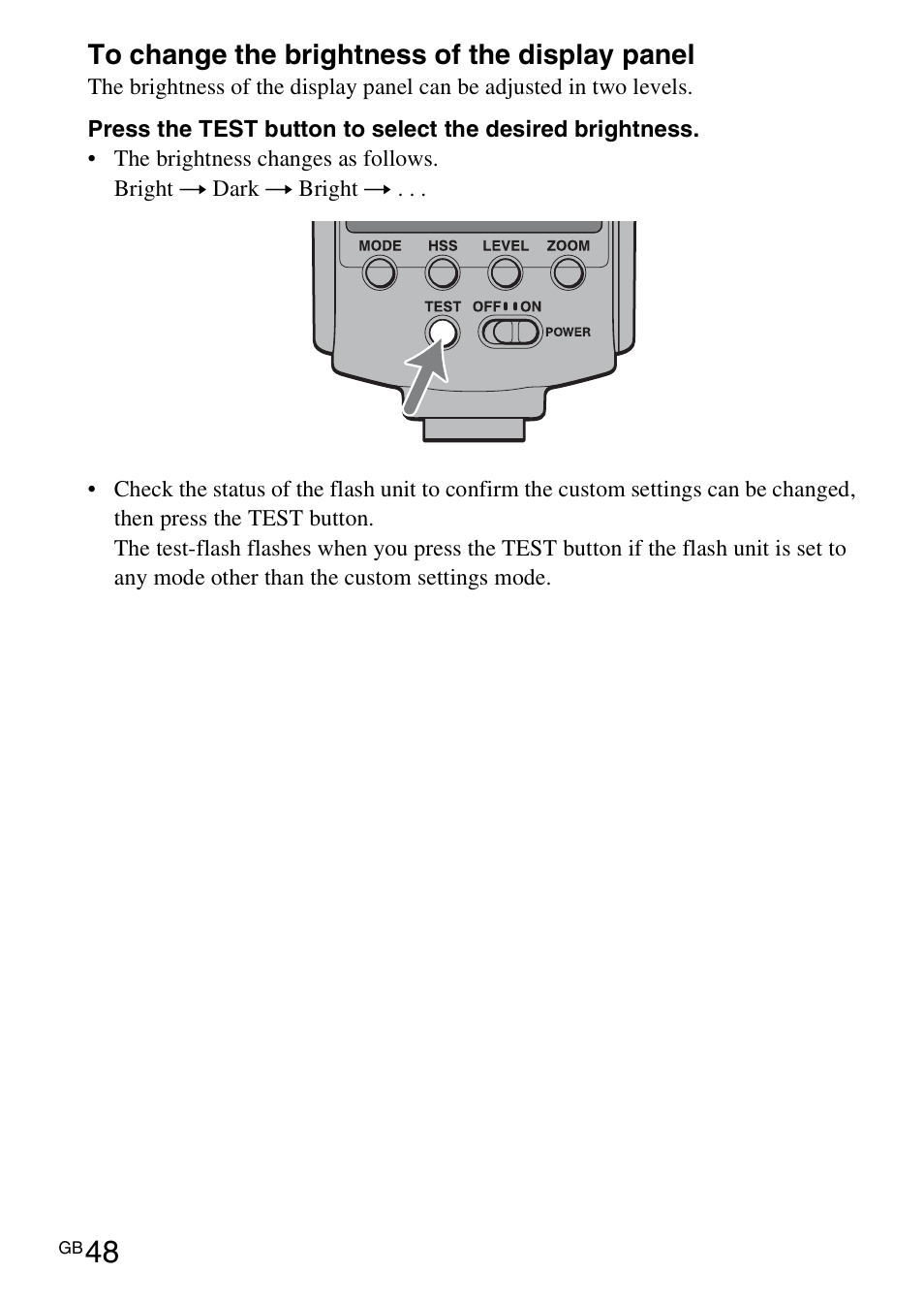 Sony HVL-F42AM User Manual | Page 48 / 263