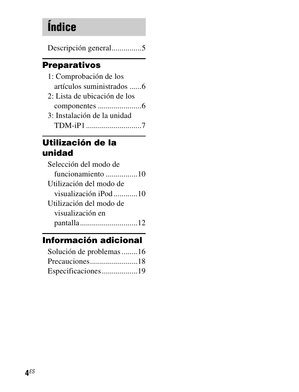 Índice | Sony TDM-iP1 User Manual | Page 38 / 200