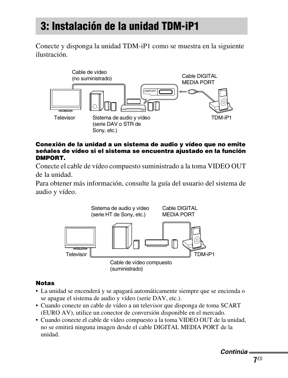 Instalación de la unidad tdm-ip1, Instalación de la unidad, Tdm-ip1 | Sony TDM-iP1 User Manual | Page 41 / 200
