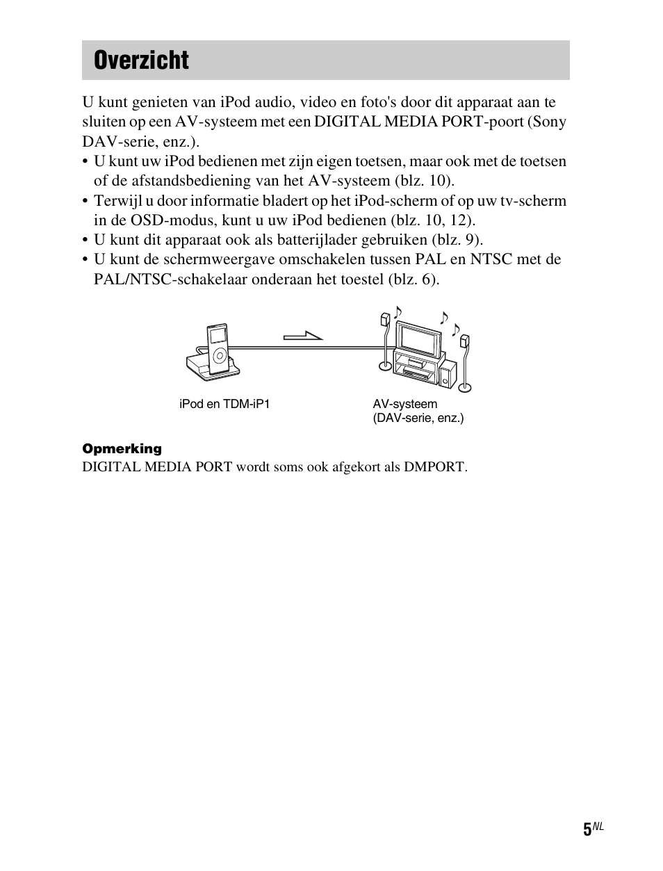 Overzicht | Sony TDM-iP1 User Manual | Page 75 / 200