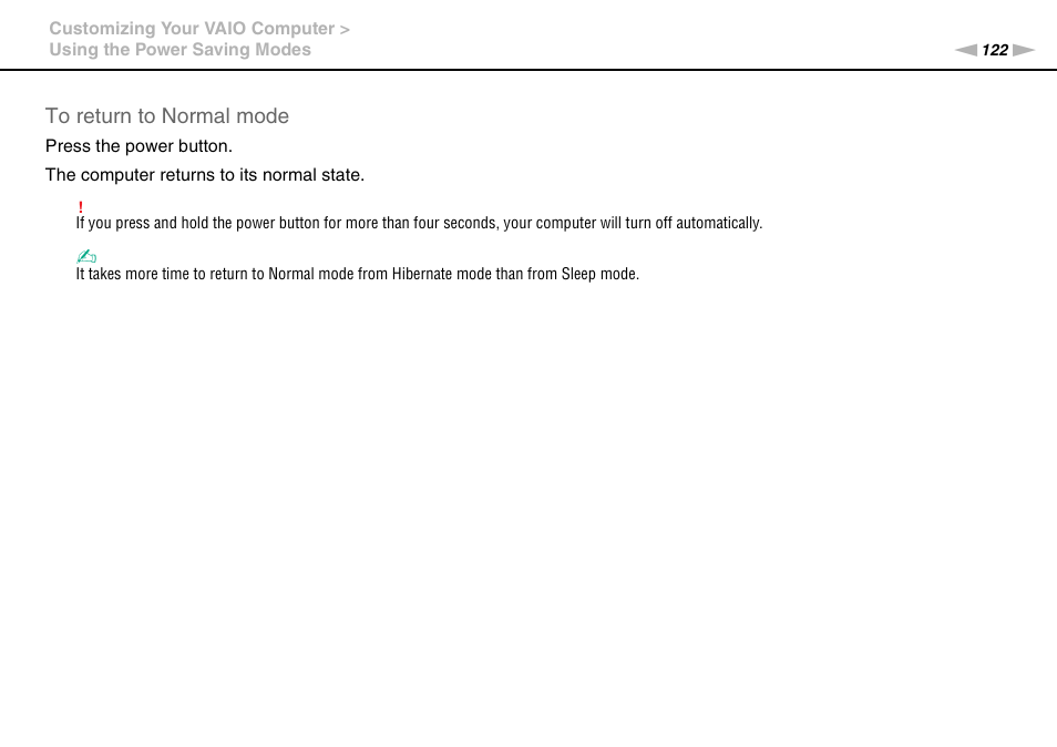 Sony VAIO VGN-AW User Manual | Page 122 / 190