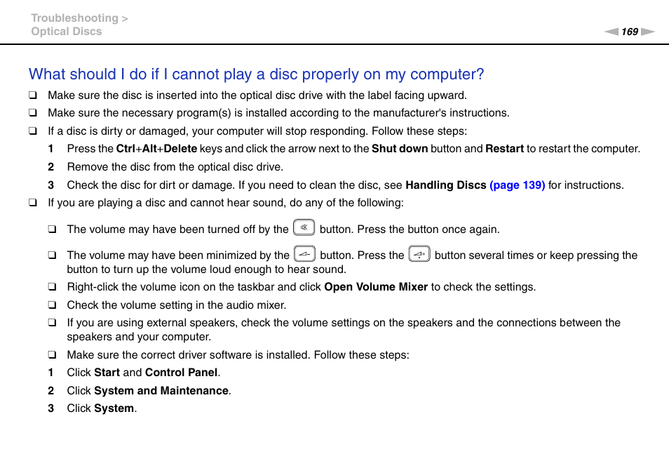 Sony VAIO VGN-AW User Manual | Page 169 / 190