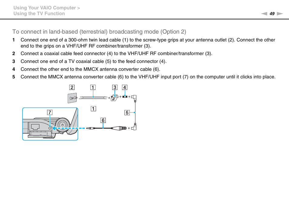 Sony VAIO VGN-AW User Manual | Page 49 / 190