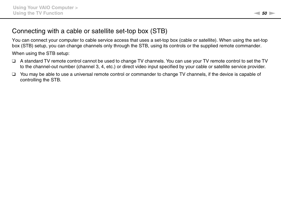 Sony VAIO VGN-AW User Manual | Page 50 / 190