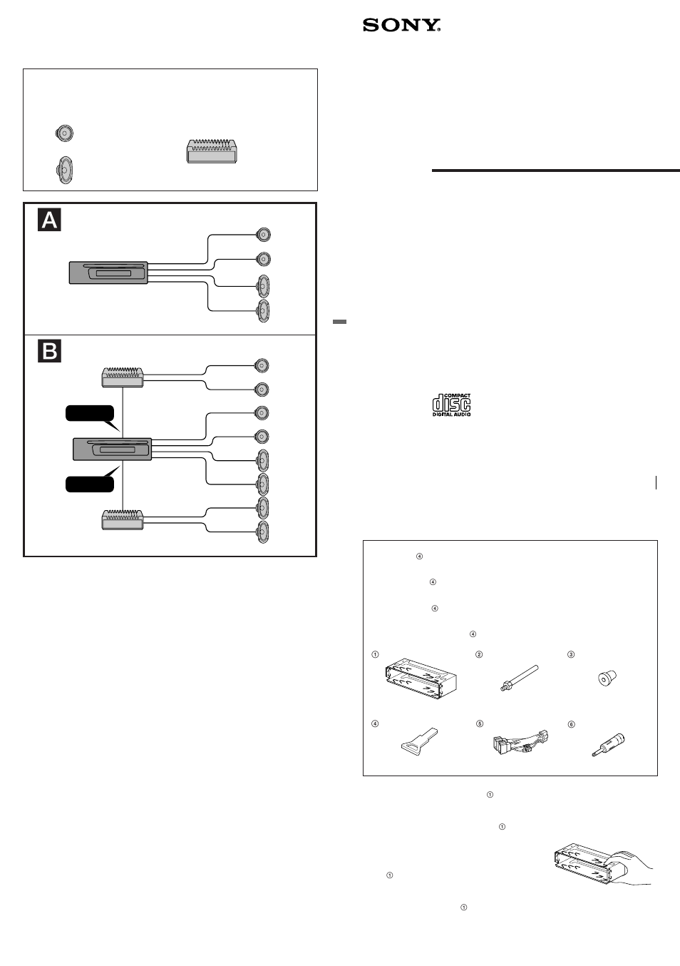 Sony CDX-4170R User Manual | 4 pages