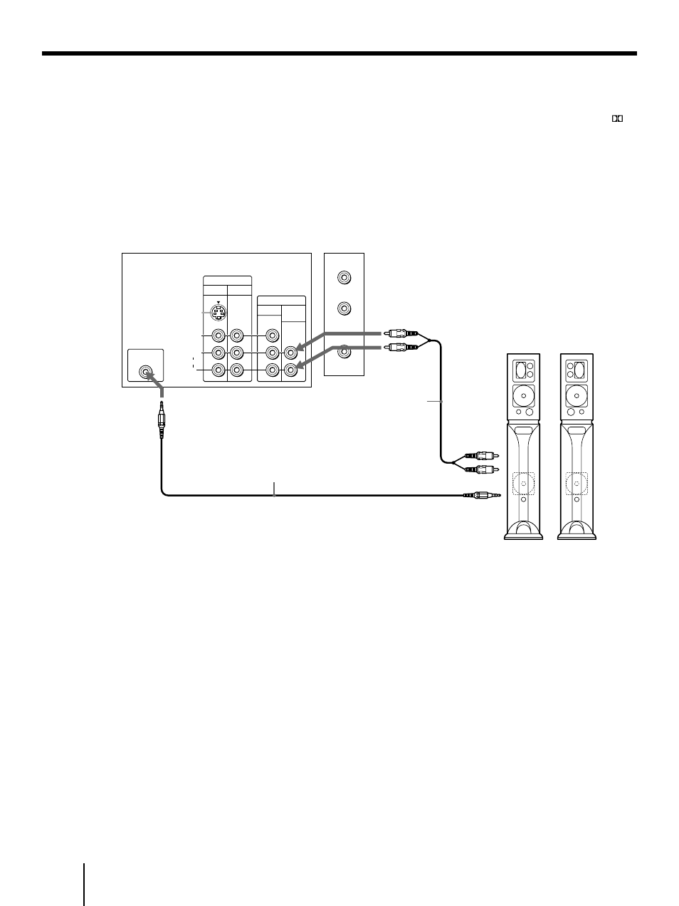 Connecting a sony sava series speaker system, En getting started | Sony KP-41T35 User Manual | Page 12 / 84