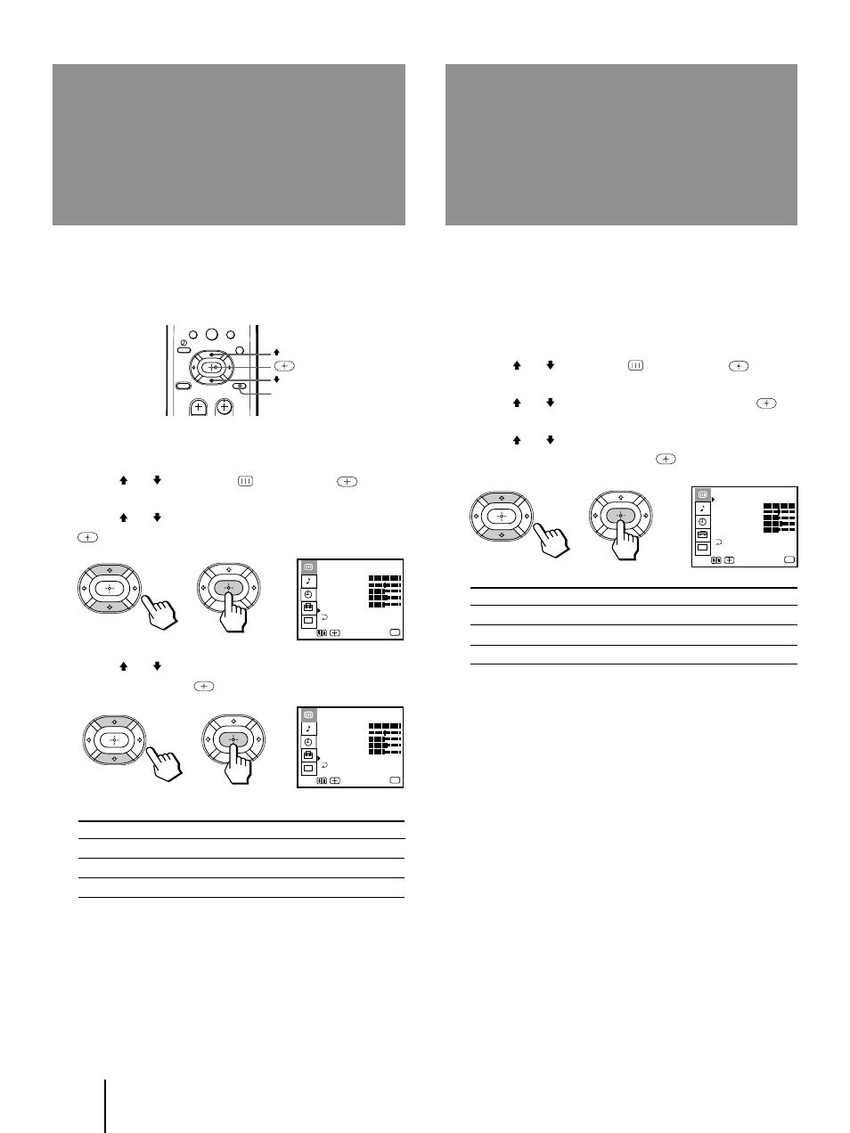 Adjusting the color temperature (trinitone), Selecting the video mode (video), 24 adjusting the color temperature | Trinitone, 24 selecting the video mode, Video, Selecting the video mode, Adjusting the color temperature, Video), Trinitone) | Sony KP-41T35 User Manual | Page 24 / 84