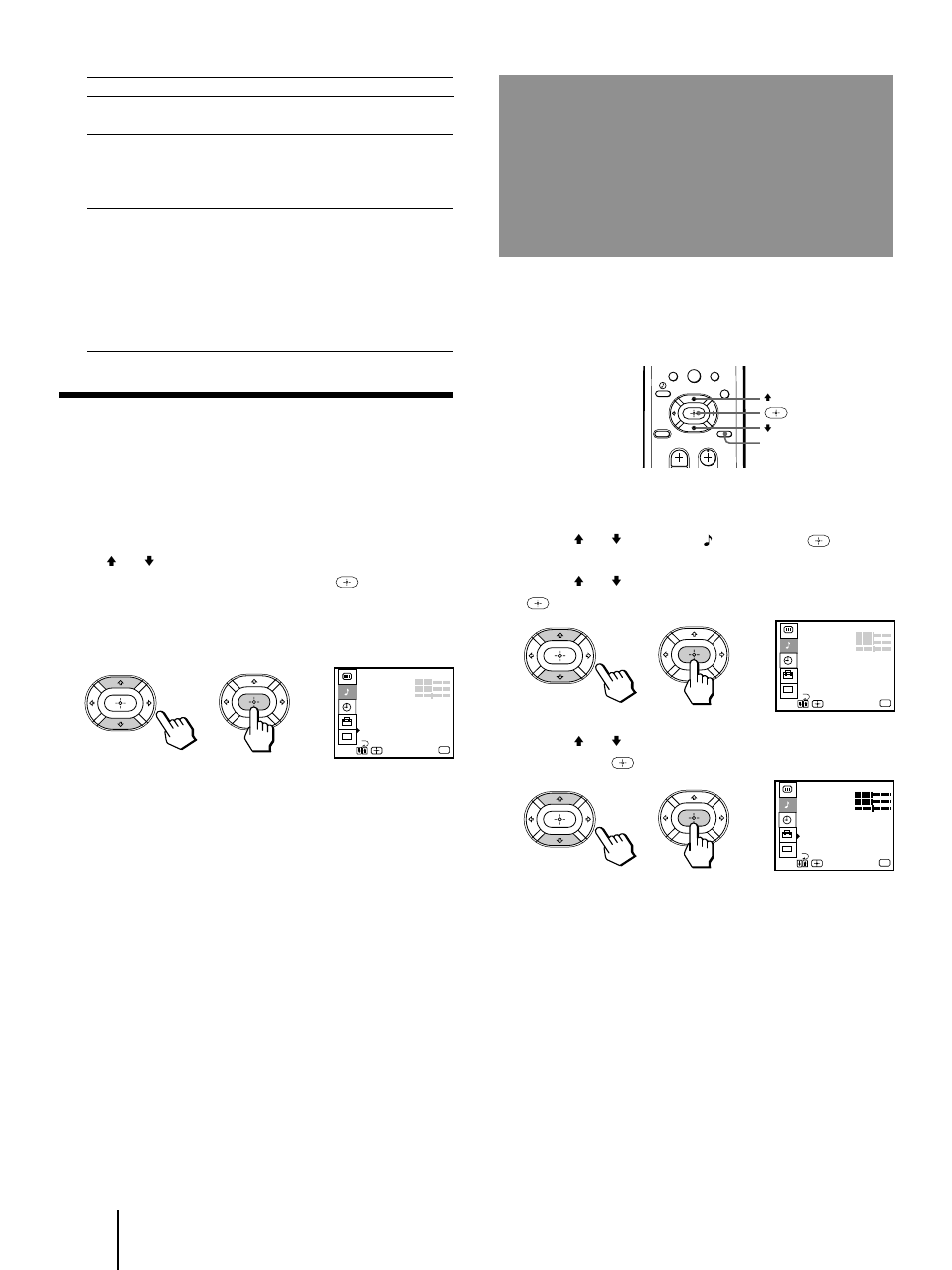 Setting audio out (audio out), 28 setting audio out, Audio out | Setting audio out, Audio out), Press menu, Press v or v to select , and press, Press v or v to select audio out, and press, Press menu to return to the original screen | Sony KP-41T35 User Manual | Page 28 / 84