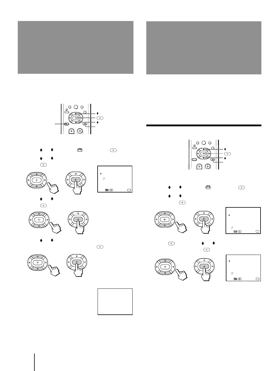 Blocking out a channel (channel block), Setting your favorite channels (favorite channel), 32 blocking out a channel | Channel block, 32 setting your favorite channels, Favorite channel, Blocking out a channel, Setting your favorite channels, Channel block), Favorite channel) | Sony KP-41T35 User Manual | Page 32 / 84