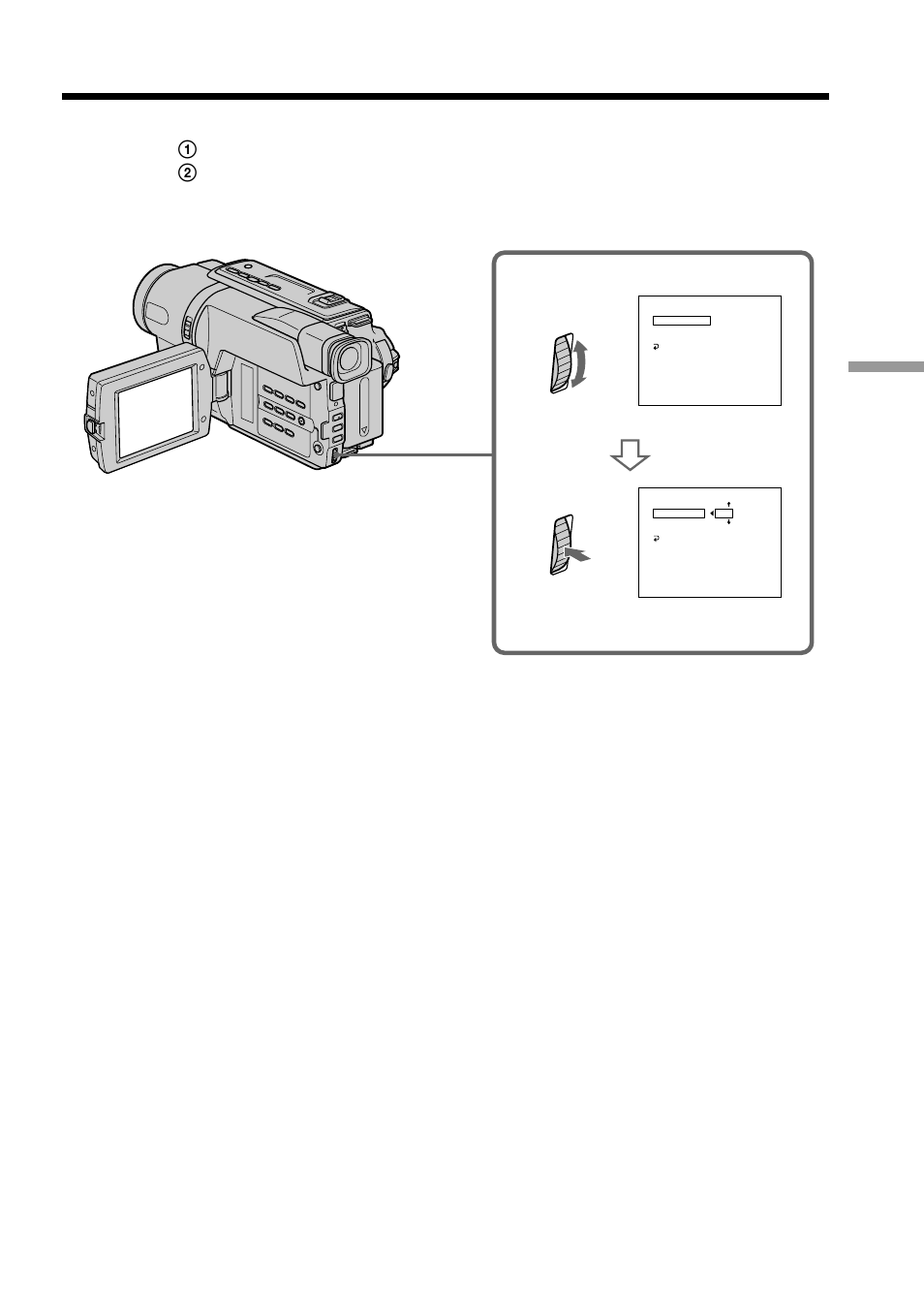 Dubbing a tape easily – easy dubbing, 2) setting the ir setup code, Editing | Sony CCD- TRV408 User Manual | Page 53 / 100