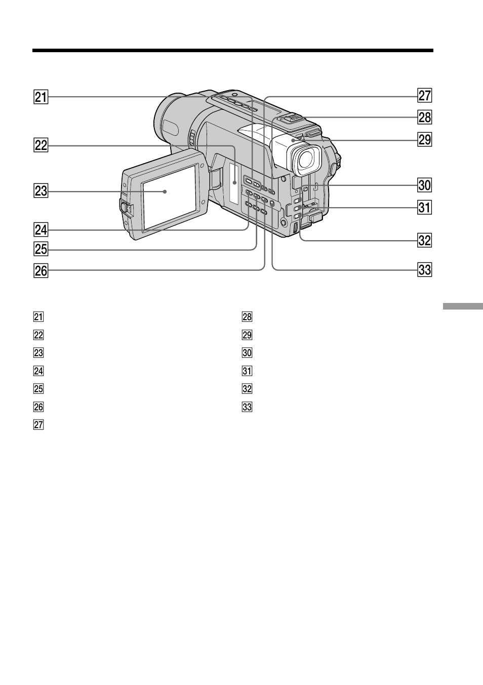 Wj wl wk ed wf wg wh ws wd wa e; es ea | Sony CCD- TRV408 User Manual | Page 93 / 100