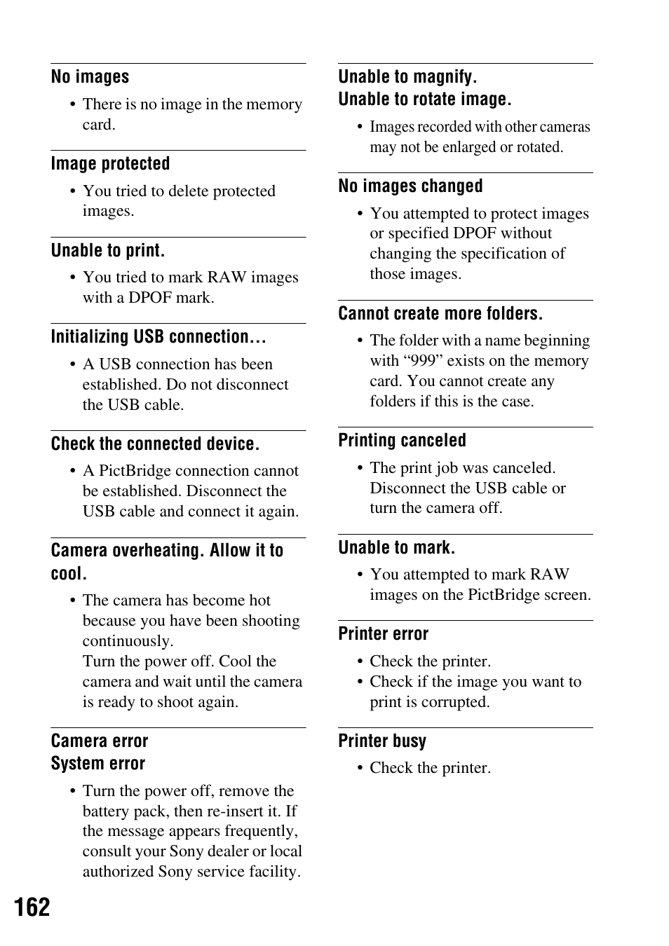 Sony 4-133-499-11 (1) User Manual | Page 162 / 167