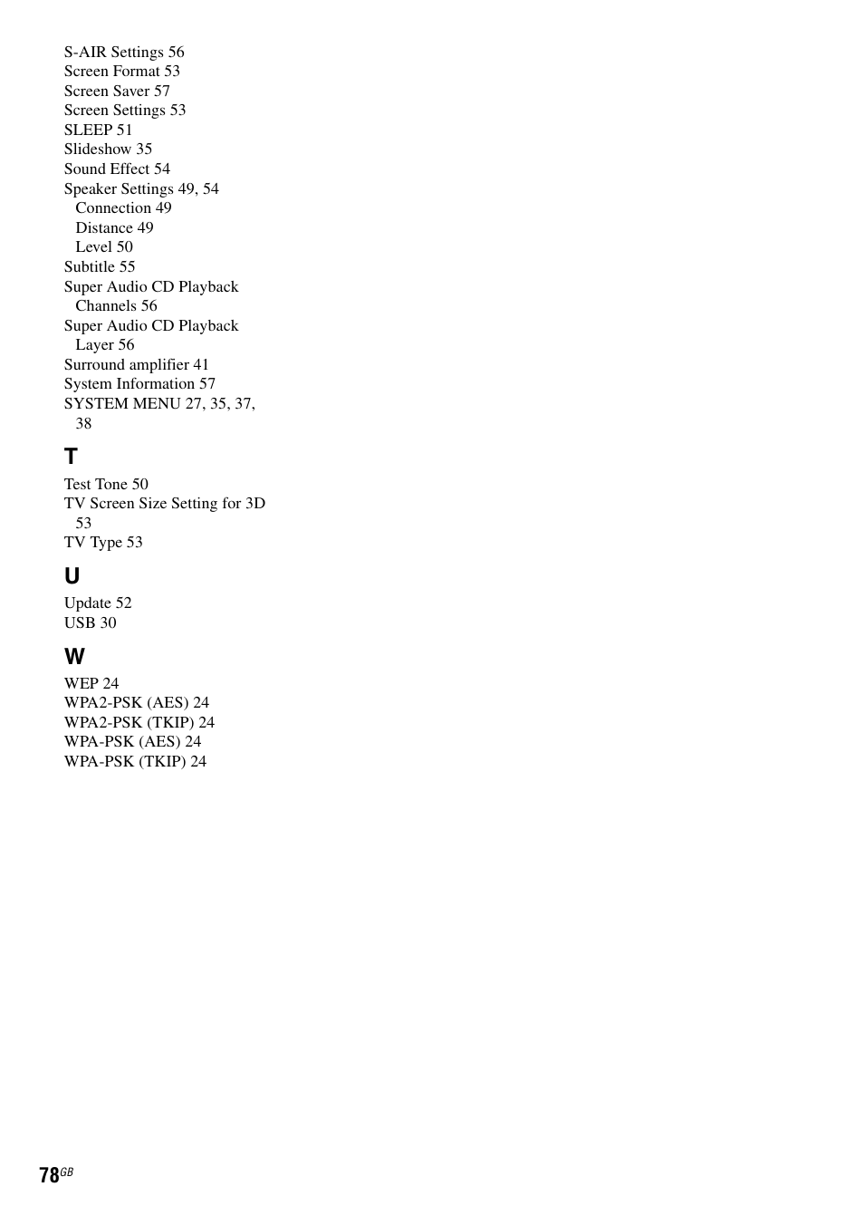 Sony 4-178-247-14(1) User Manual | Page 78 / 80