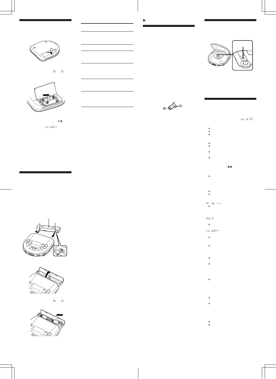 Sony FM/AM Compact Disc Compact Player D-T405 User Manual | Page 5 / 6