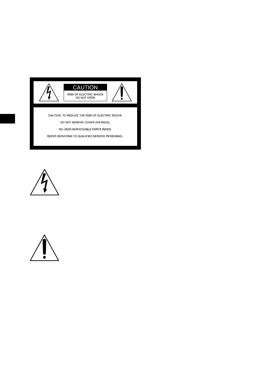 Warning | Sony XTL-W70 User Manual | Page 2 / 84