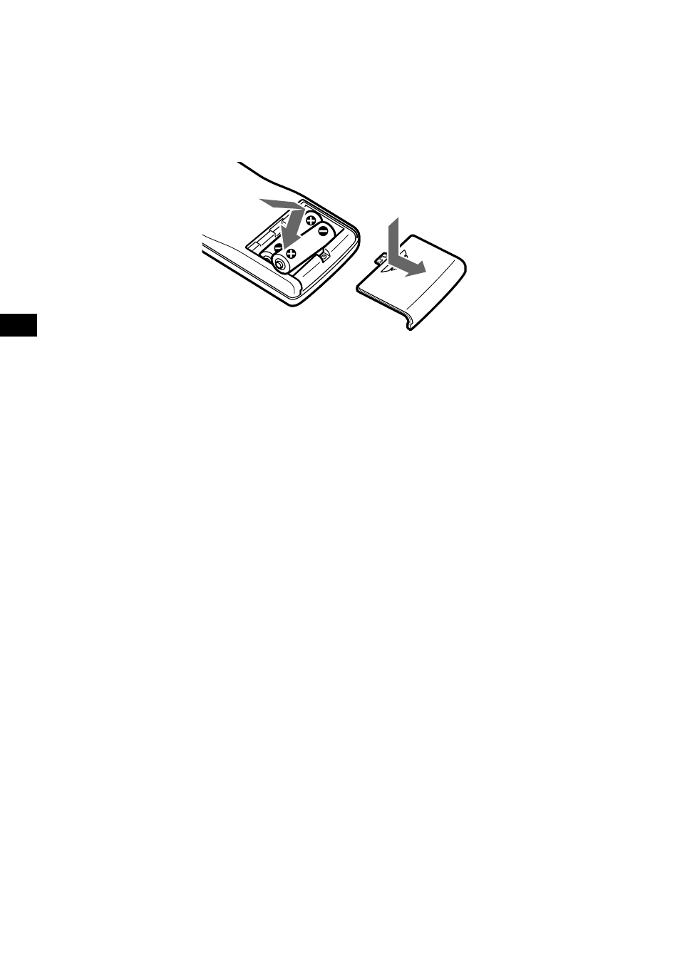 Weitere informationen, Hinweis zu radios und mobiltelefonen, Einlegen der batterien | Hinweise zu den batterien, Hinweise zur drahtlosen fernbedienung | Sony XTL-W70 User Manual | Page 40 / 84