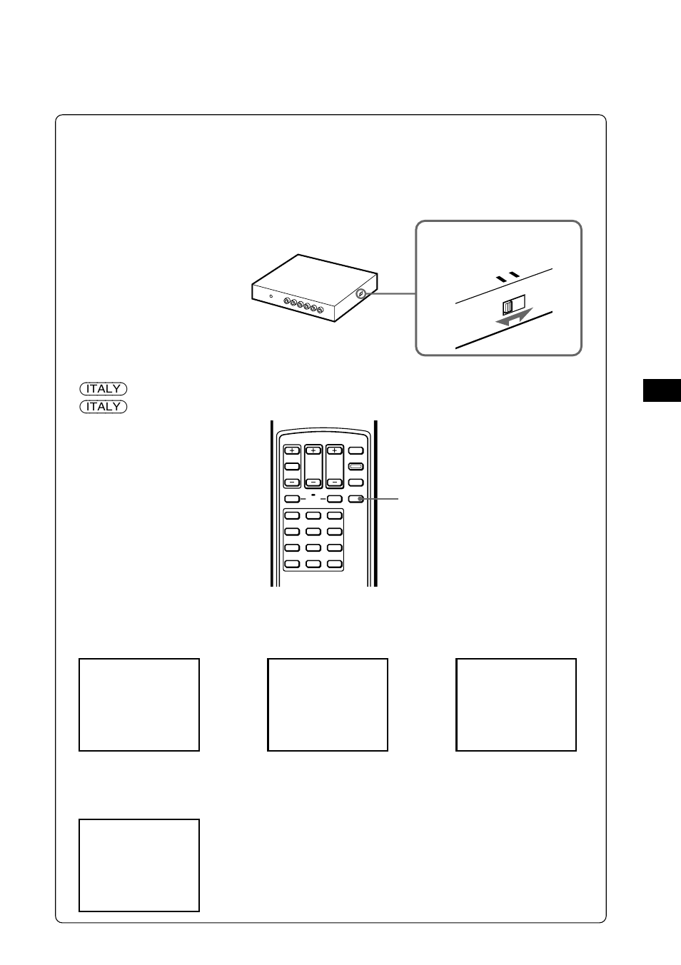 Como iniciar, Selecionando um sistema de tv, Tv system | Somente modelo europeu) | Sony XTL-W70 User Manual | Page 69 / 84
