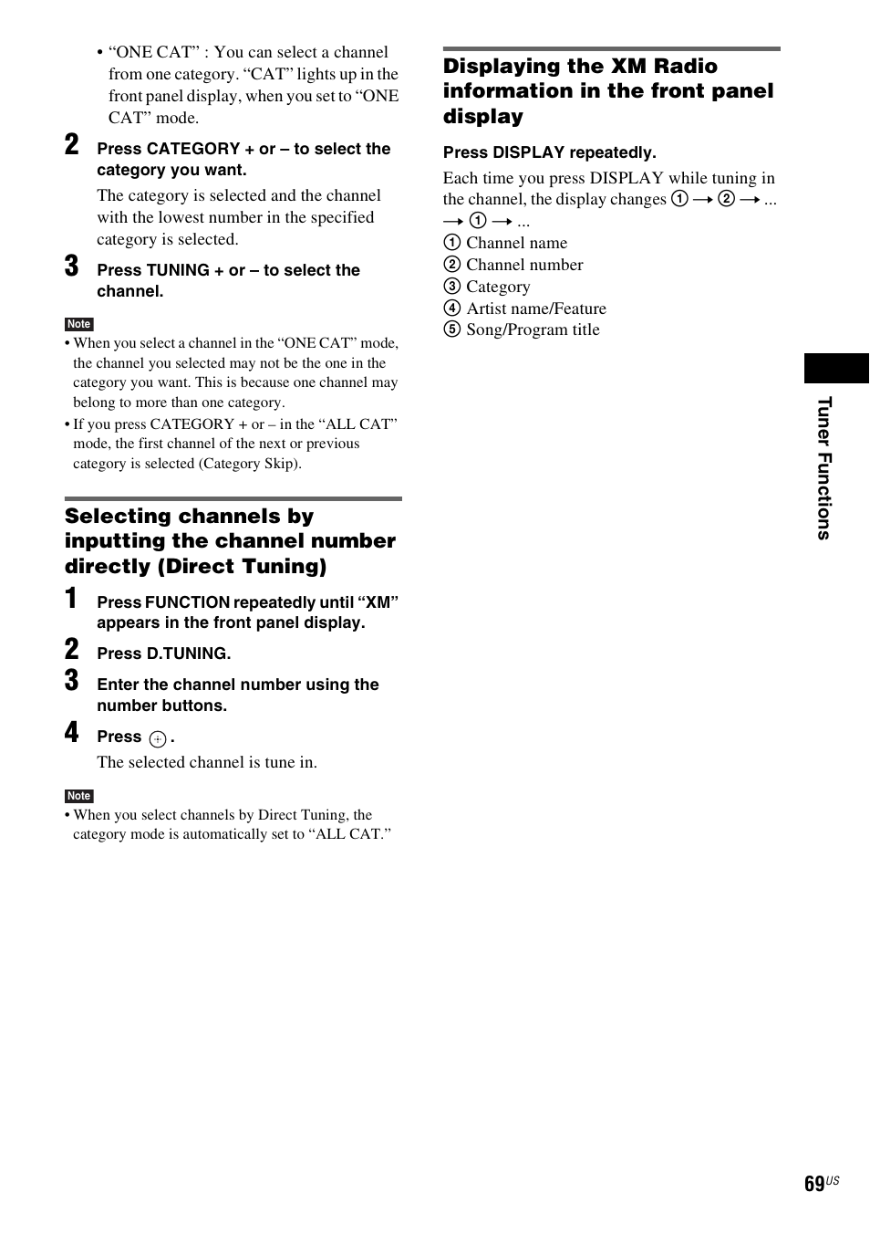 Sony DAVHDX500 User Manual | Page 69 / 120