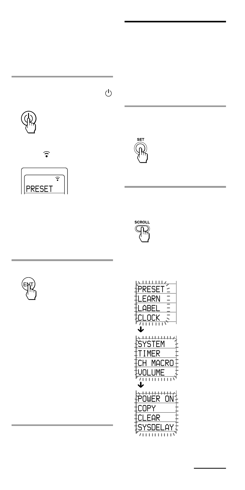 Preset | Sony RM-VL1000T User Manual | Page 19 / 80