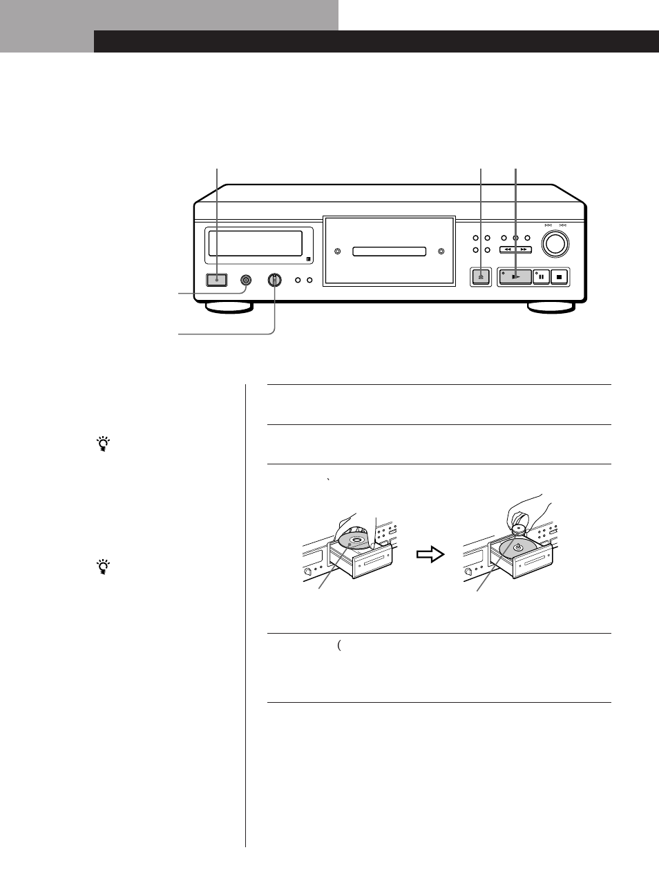 Playing a cd, Basic operations | Sony CDP-XA20ES User Manual | Page 6 / 56