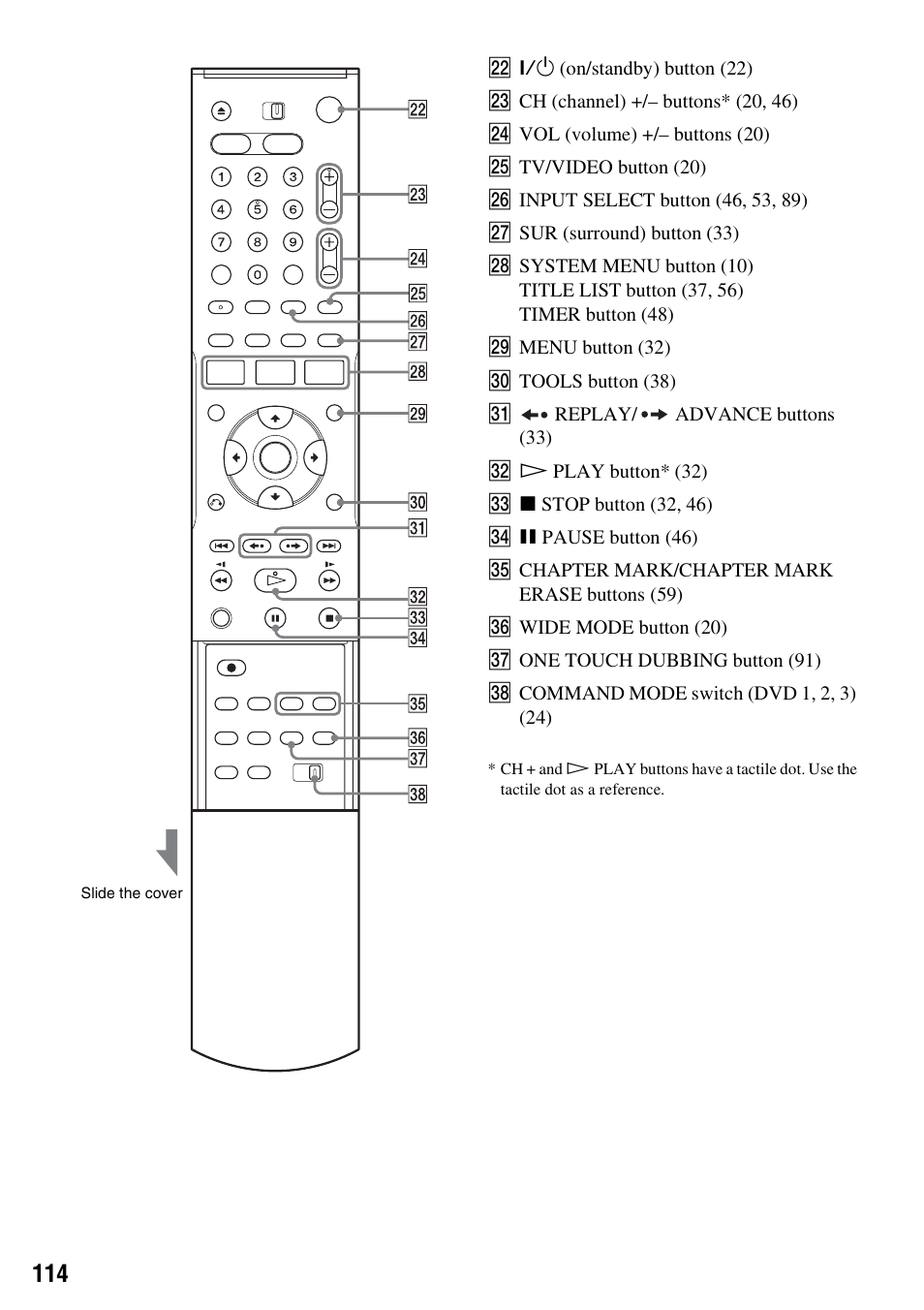 Sony RDR-VX515 User Manual | Page 114 / 124