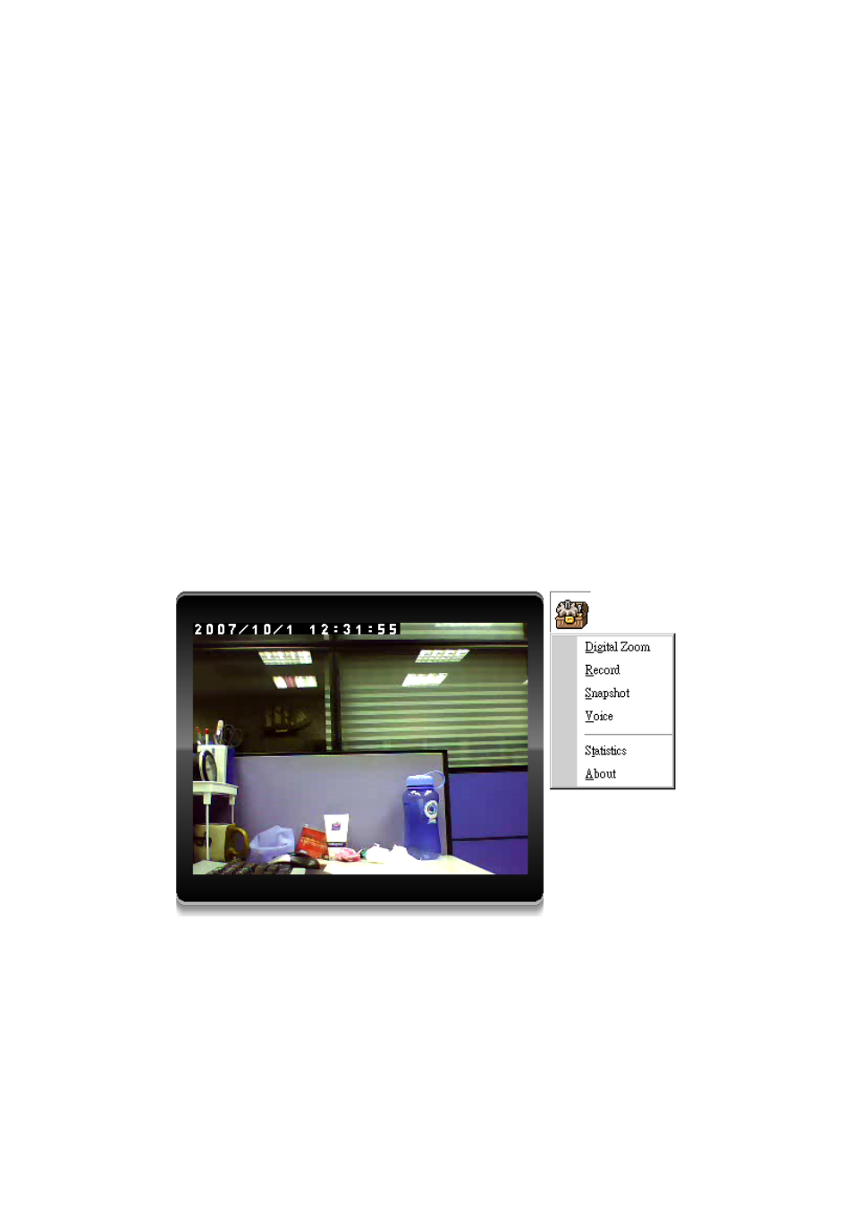 Status bar, Activex control | Sony Multi-Profile CCD Box Type Network Camera HQ1 User Manual | Page 23 / 83