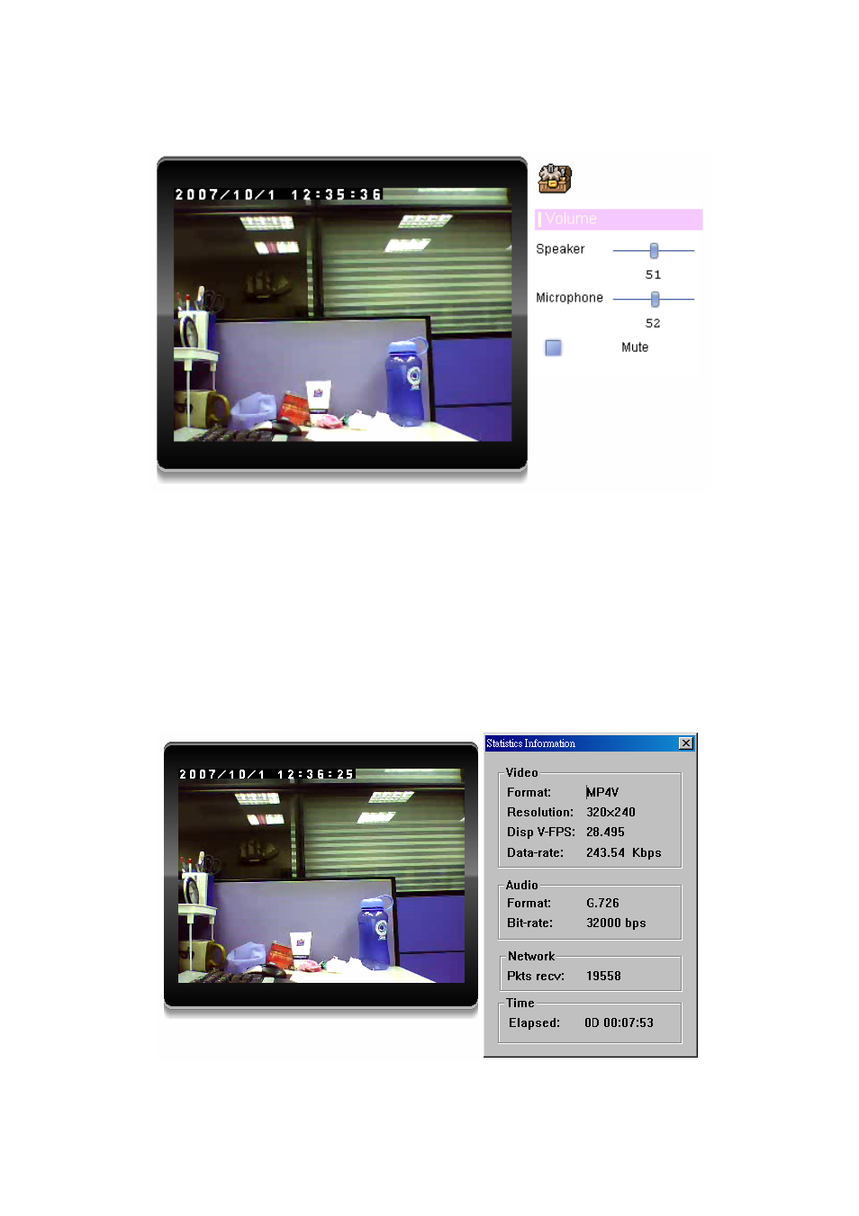 Statistics | Sony Multi-Profile CCD Box Type Network Camera HQ1 User Manual | Page 26 / 83