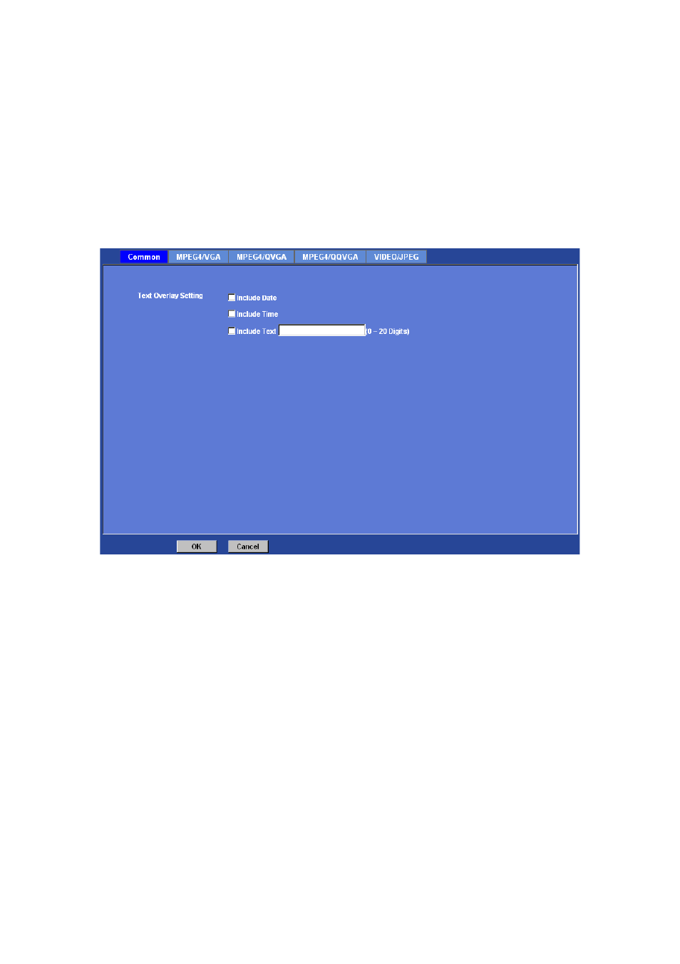 Video, Common, Mpeg4/vga | Sony Multi-Profile CCD Box Type Network Camera HQ1 User Manual | Page 44 / 83