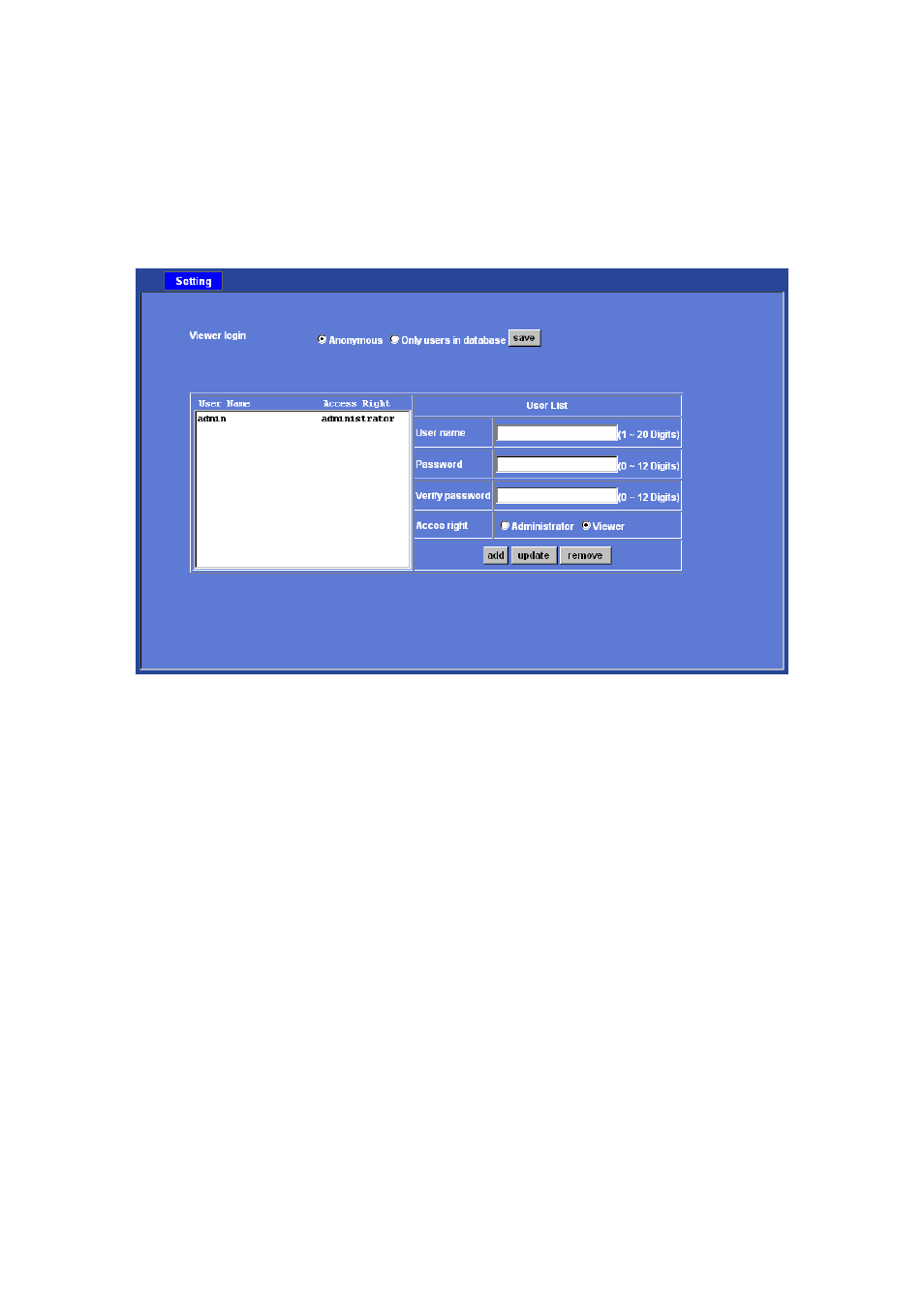 User | Sony Multi-Profile CCD Box Type Network Camera HQ1 User Manual | Page 50 / 83
